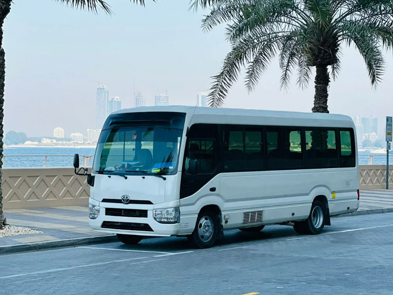 23 Seater Coaster for Rent Dubai